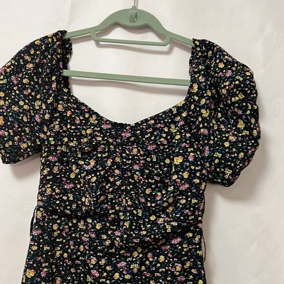 KOURT FLORAL FLIRTY SWEETHEART FLOWER DETAIL DRESS‎ SIZE S - Picture 2 of 10